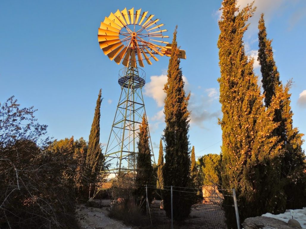 Wind-powered water pump featured in the press